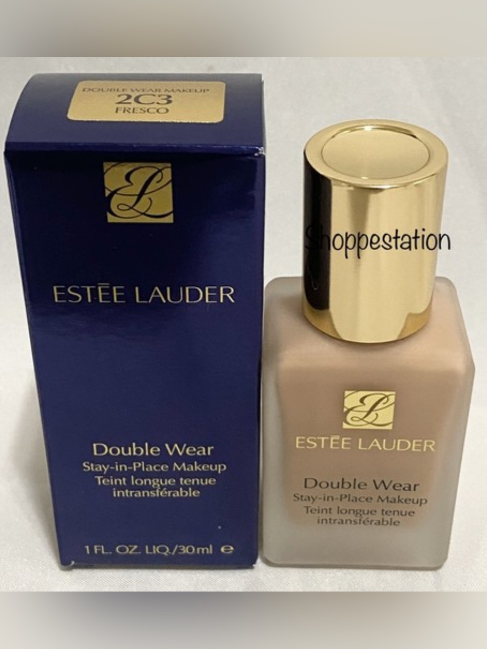 NWT Estée Lauder Double Wear Stay-In-Place Foundation Makeup, 2C3 Fresco shade